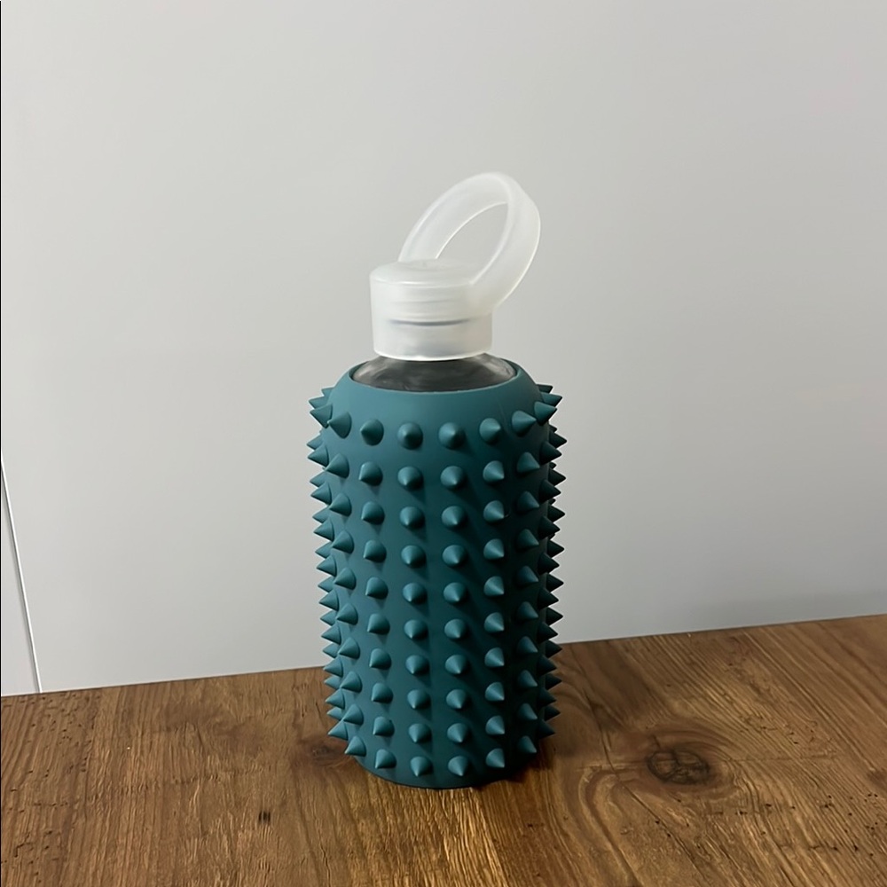 BKR Glass Little Bottle Teal Water Bottle